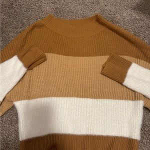 Brown and beige Long Sleeve